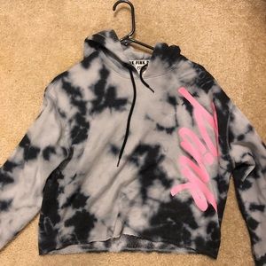 Victoria Secret Pink Cropped Hoodie